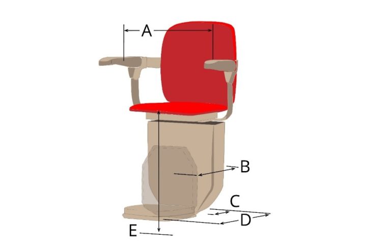 Curved Stairlift Dimensions