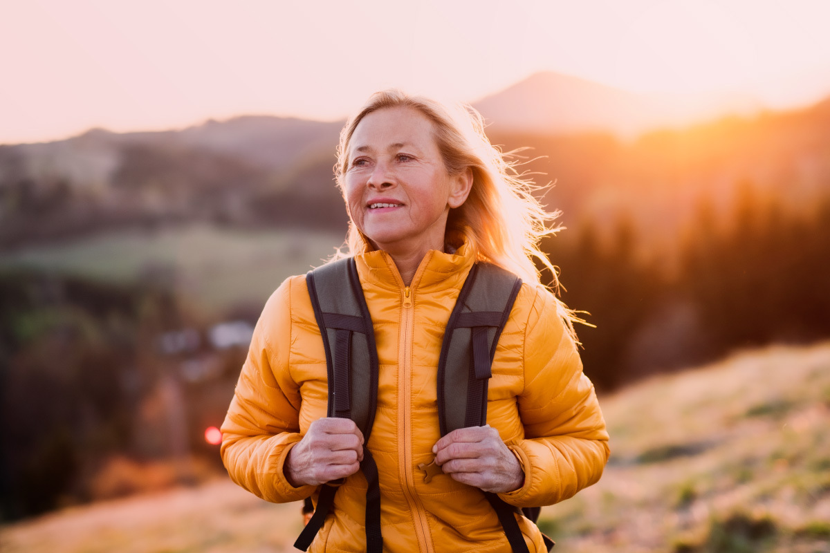 Women finds joy in life